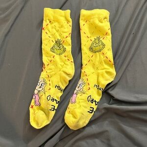 McDonald's Bright Yellow Character Socks - Promotional Item